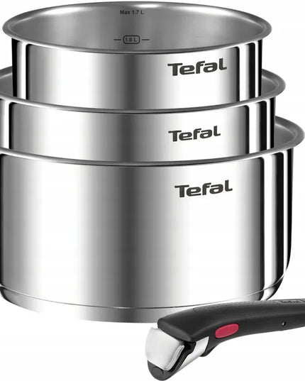 TEFAL INGENIO EMOTION puodų rinkinys 16/18/20 nerūdijantis plienas INOX indukcija dujos