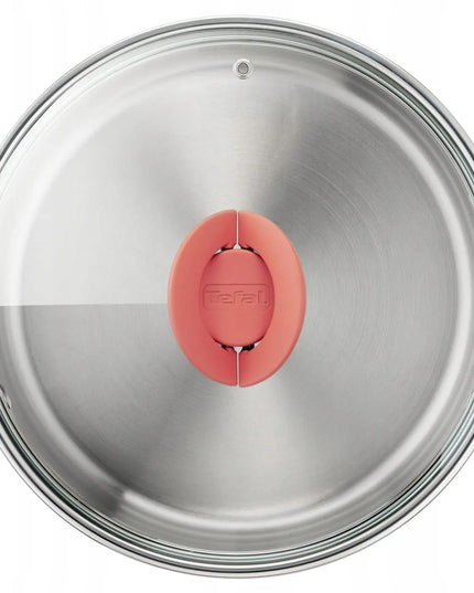 Tefal Opti'Space nerūdijančio plieno puodų rinkinys, 6 dalių, G720S674