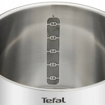 Tefal Opti'Space nerūdijančio plieno puodų rinkinys, 6 dalių, G720S674