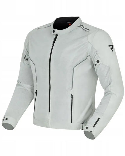 Tekstilinė motociklininko striukė vyrams Rebelhorn Wave Grey