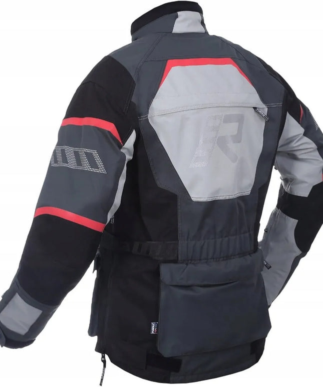 Tekstilinė striukė Rukka Rimo-R GTX GREY/RED 58