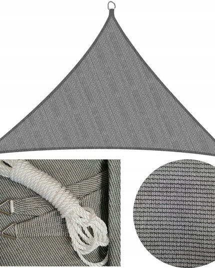 Terasinis tentas Gutex HDPE 3,6x3,6x3,6m šešėliavimo tinklelis pilkas 170g/m2