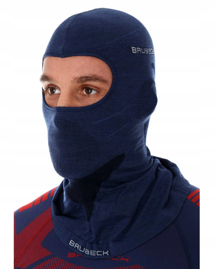 Termoaktyvi vilnonė balaklava motociklui L/XL