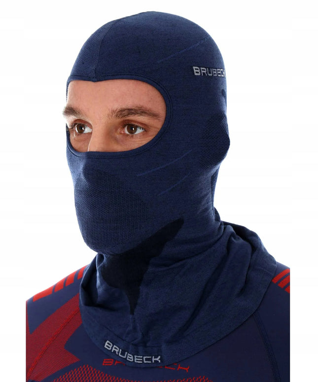 Termoaktyvi vilnonė balaklava motociklui L/XL