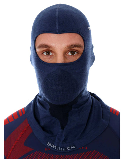 Termoaktyvi vilnonė balaklava motociklui L/XL