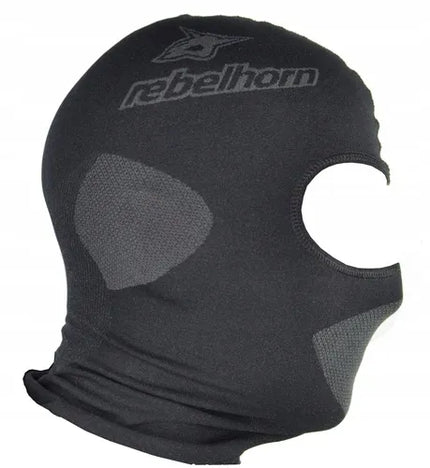 Termoaktyvus motociklininko balaklavas Rebelhorn Active Black