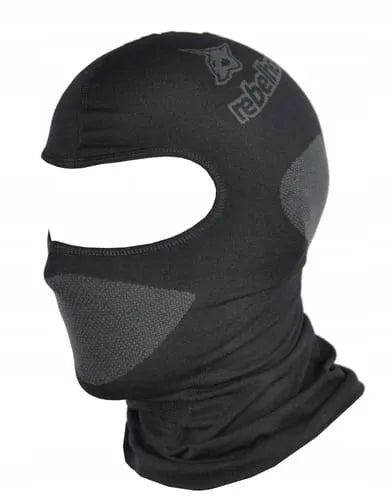 Termoaktyvus motociklininko balaklavas Rebelhorn Active Black