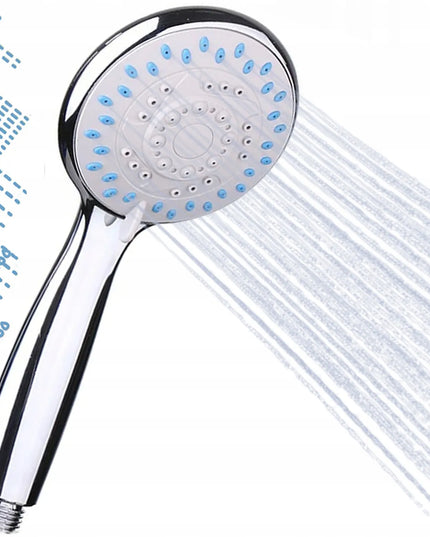 Terra Home 5 funkcijų dušo galvutė, chromuota, anti-calc EKO