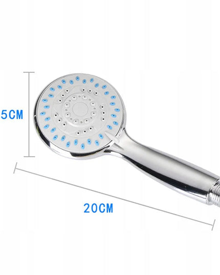 Terra Home 5 funkcijų dušo galvutė, chromuota, anti-calc EKO