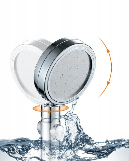 Terra Home ECO dušo galvutė su START-STOP funkcija ir chromuota jungtimi