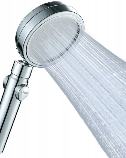 Terra Home ECO dušo galvutė su START-STOP funkcija ir chromuota jungtimi