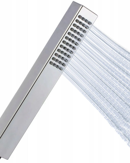 Terra Home kvadratinė dušo galvutė, vandenį taupanti, chromuota