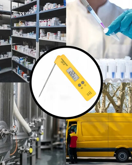 Tikslus termometras su sulankstomu zondu 0.05 tikslumu DT-11 HACCP