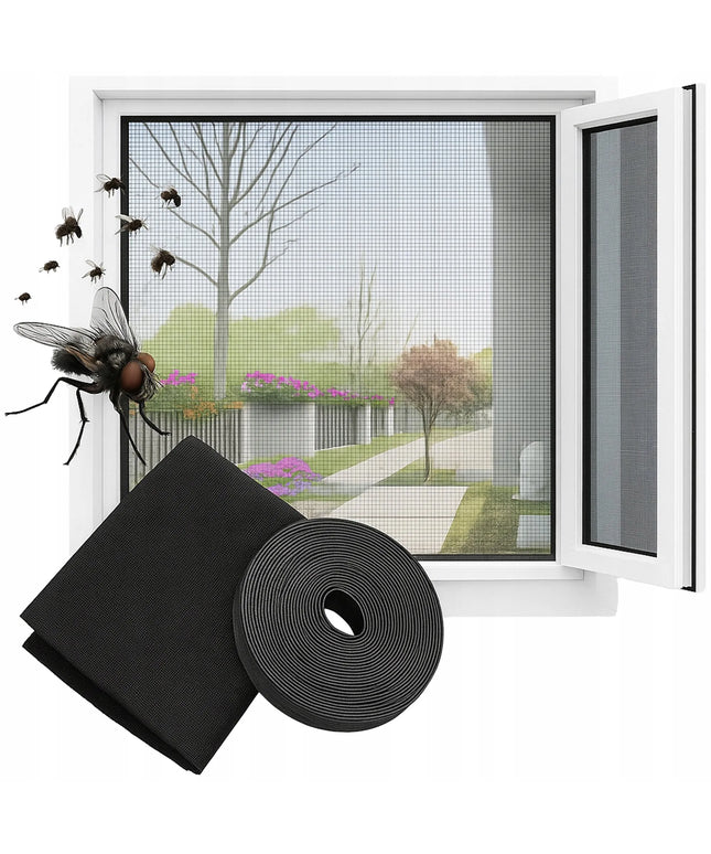 Tinklelis nuo vabzdžių ant lango Przydasie.pl 150x130 cm su lipnia juosta