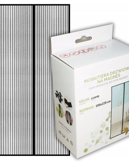 Tinklelis nuo vabzdžių balkoninėms durims su magnetais 100x220