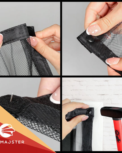 Tinklelis nuo vabzdžių balkoninėms durims su magnetais 100x220