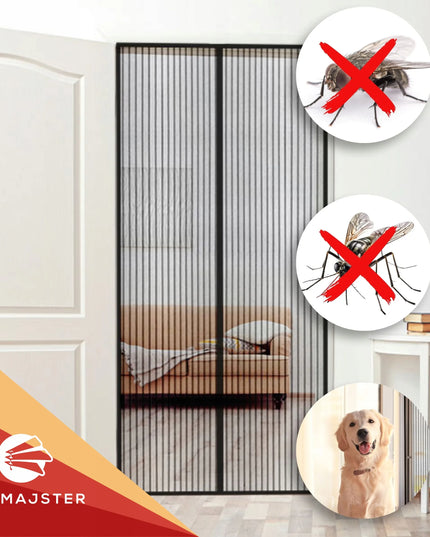 Tinklelis nuo vabzdžių balkoninėms durims su magnetais 100x220