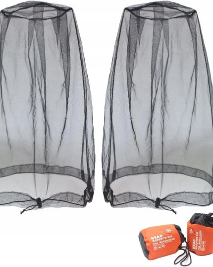 Tinklelis nuo vabzdžių galvai 2vnt. apsauga nuo uodų 46cm