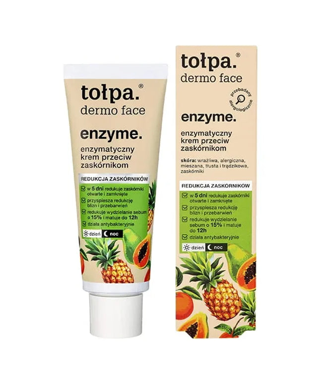 Tołpa Dermo Face Enzyme poras sutraukiantis enzyminis veido kremas, 40 ml
