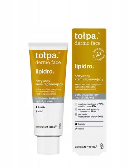 Tołpa Dermo Face Lipidro maitinamasis regeneruojamasis dieninis kremas 40 ml