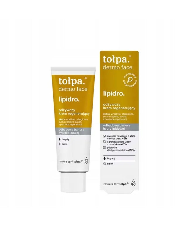 Tołpa Dermo Face Lipidro maitinamasis regeneruojamasis dieninis kremas 40 ml