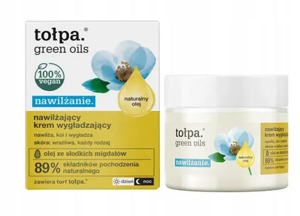 Tołpa Green Oils lyginamasis veido kremas su saldžiųjų migdolų aliejumi dienai ir nakčiai