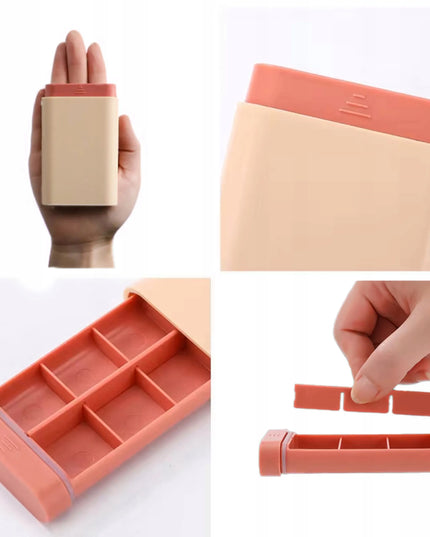 ToolSpace vaistų dėžutė – mini kelioninis vaistų organizatorius