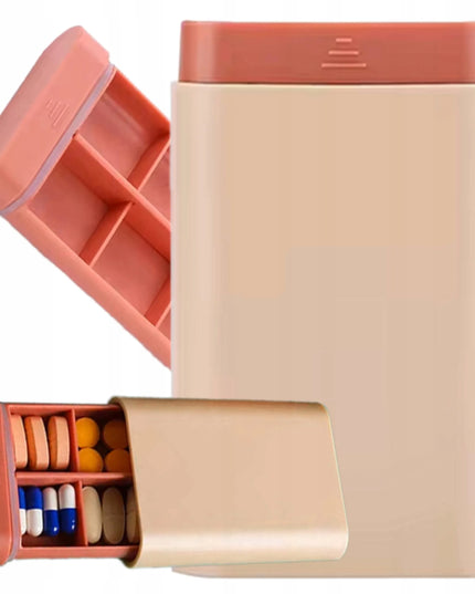 ToolSpace vaistų dėžutė – mini kelioninis vaistų organizatorius