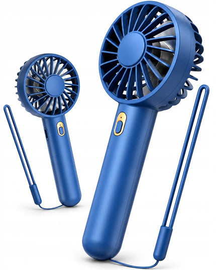 TOPK K30 mini ventiliatorius staliukas, tylus, USB, mėlynas