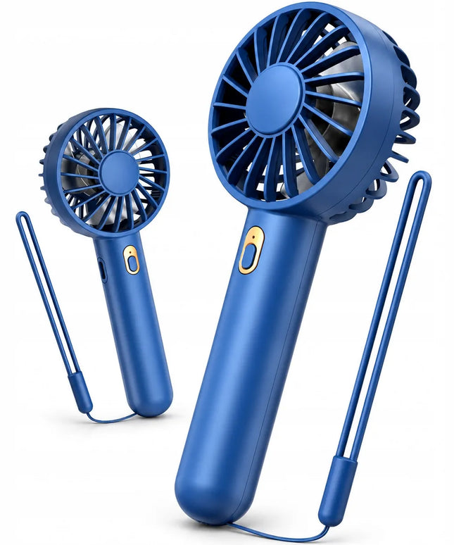 TOPK K30 mini ventiliatorius staliukas, tylus, USB, mėlynas