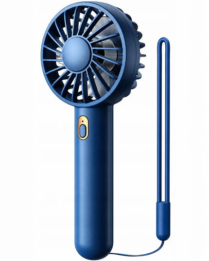 TOPK K30 mini ventiliatorius staliukas, tylus, USB, mėlynas