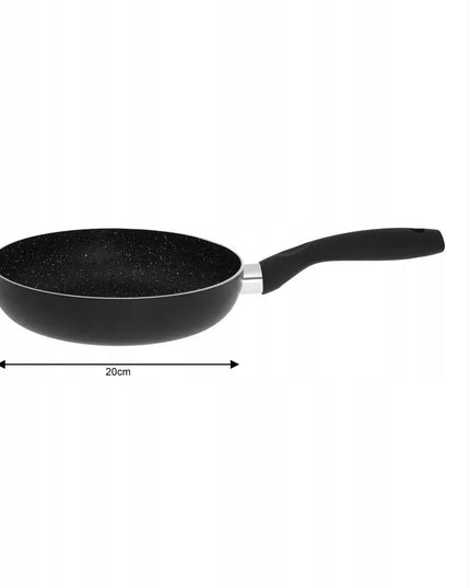 Tradicinė keptuvė Kinghoff Marmo 20 cm marmurine danga
