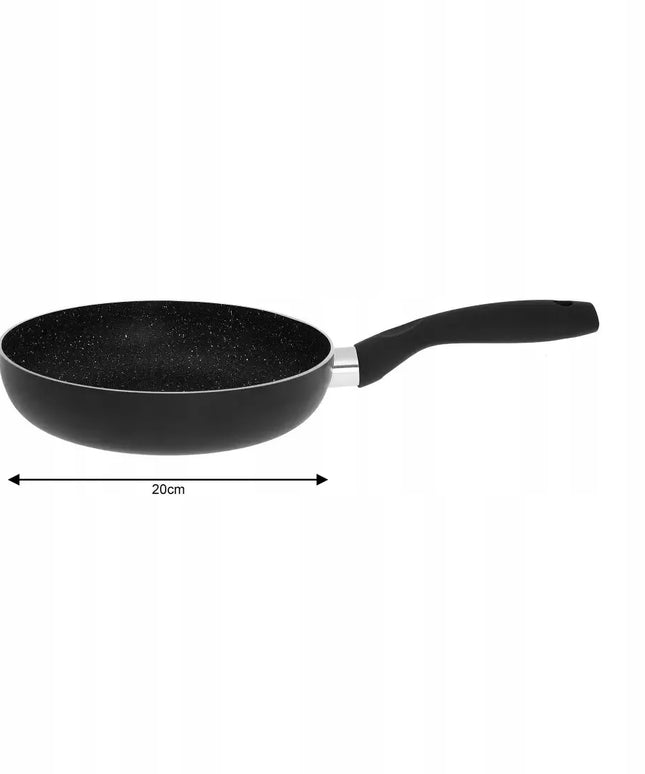 Tradicinė keptuvė Kinghoff Marmo 20 cm marmurine danga