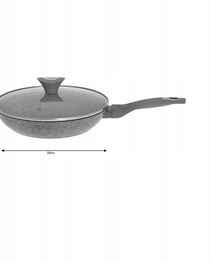 Tradicinė keptuvė Klausberg 28 cm granitinė