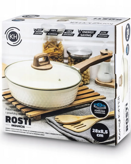 Tradicinė keptuvė Konighoffer Rosti 28 cm su keramine danga