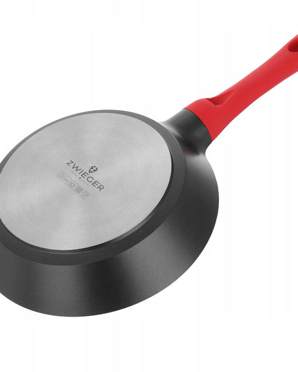 Tradicinė keptuvė Zwieger Obsidian, indukcinė, Greblon C3+, 28 cm