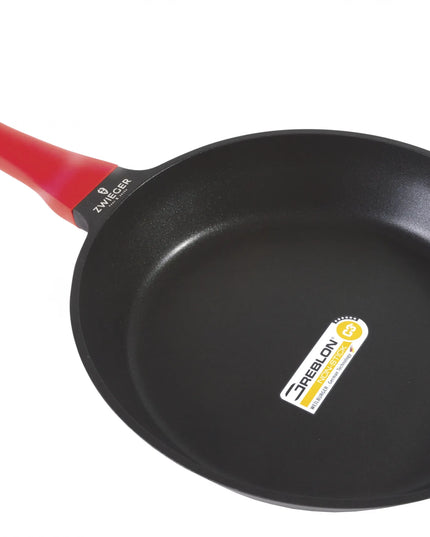 Tradicinė keptuvė Zwieger Obsidian, indukcinė, Greblon C3+, 28 cm