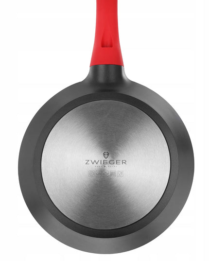 Tradicinė keptuvė Zwieger Obsidian, indukcinė, Greblon C3+, 28 cm