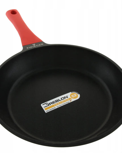 Tradicinė keptuvė Zwieger Obsidian, indukcinė, Greblon C3+, 28 cm