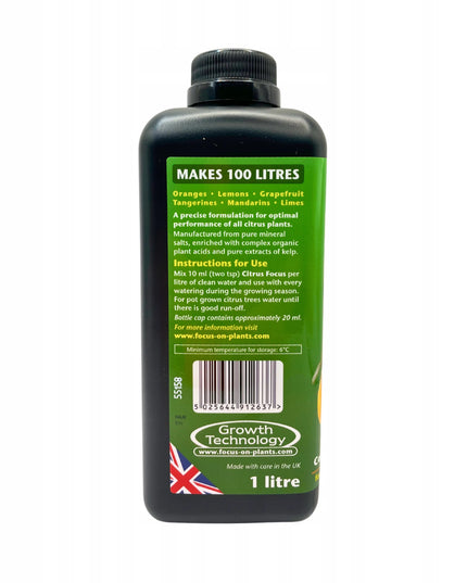 Trąšos citrusiniams augalams CITRUS FOCUS 1L Growth Technology