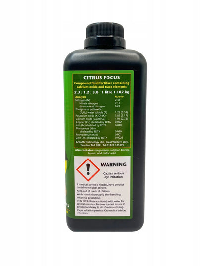 Trąšos citrusiniams augalams CITRUS FOCUS 1L Growth Technology