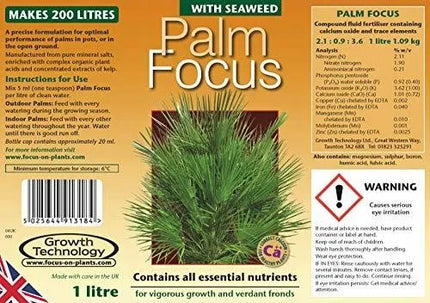 Trąšos palmėms Growth Technology PALM FOCUS 1L