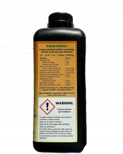 Trąšos palmėms Growth Technology PALM FOCUS 1L