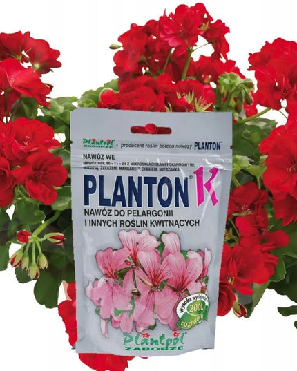 Trąšos pelargonijoms ir žydintiems augalams PLANTON K