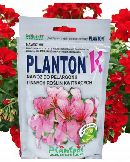 Trąšos pelargonijoms ir žydintiems augalams PLANTON K