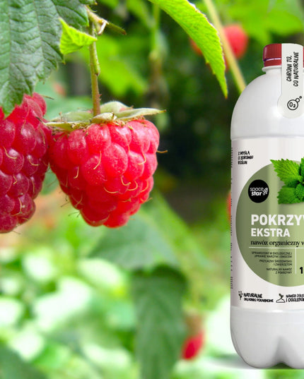 Trąšos Pokrzywa EXTRA augimo stimuliatorius pomidorams ir agurkams 1L