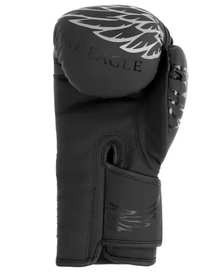Treniruočių ir sparingo bokso pirštinės MASTERS RPU-BLACK-EAGLE RPU-10 14 oz