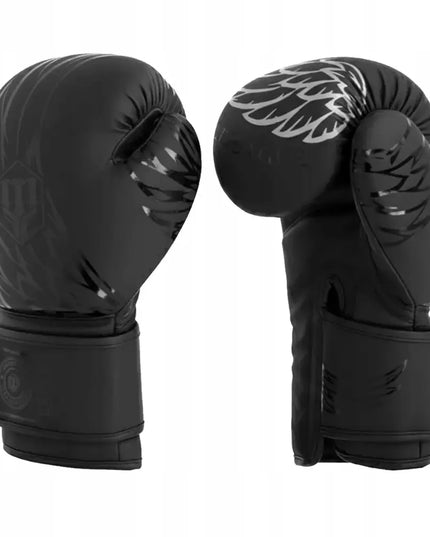 Treniruočių ir sparingo bokso pirštinės MASTERS RPU-BLACK-EAGLE RPU-10 14 oz