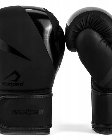 Treniruotėms skirtos bokso pirštinės Overlord Riven juodos, 12oz
