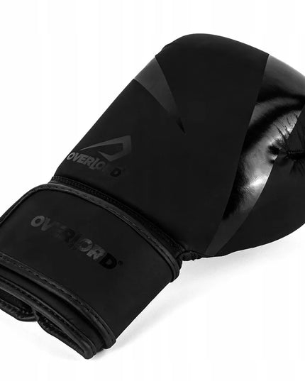 Treniruotėms skirtos bokso pirštinės Overlord Riven juodos, 12oz
